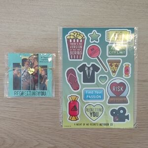Regretting You Movie Fan Stickers And Charm Necklace Premiere Promotion 2025